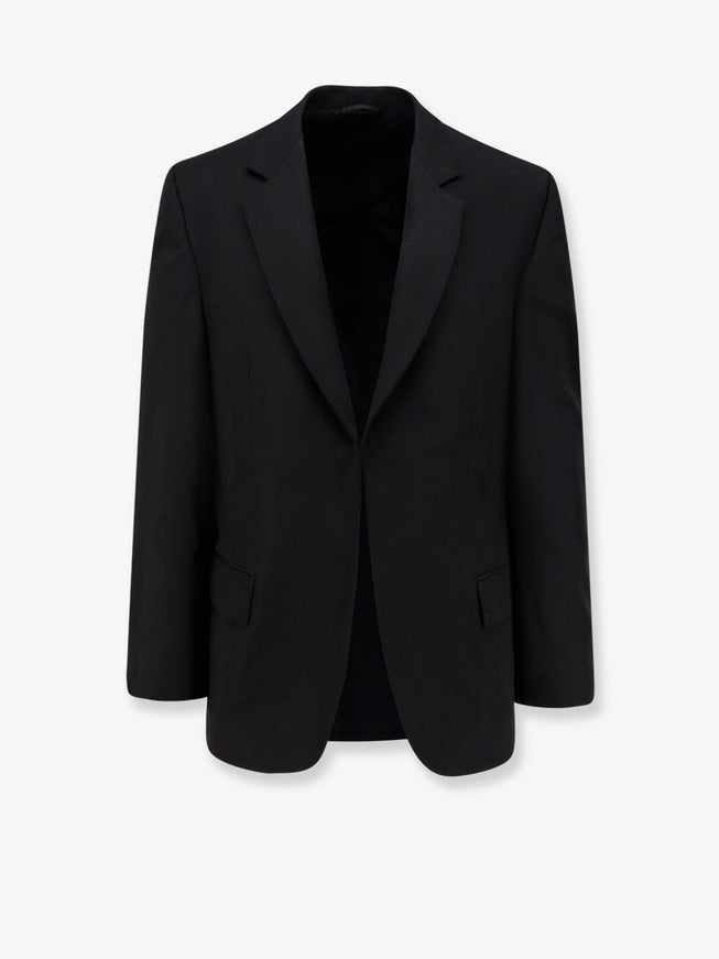 Balenciaga Wool Blazer With Modal Insert 1 Black