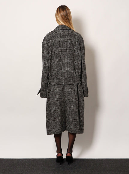 Balenciaga One Layer Raglan Wool Coat