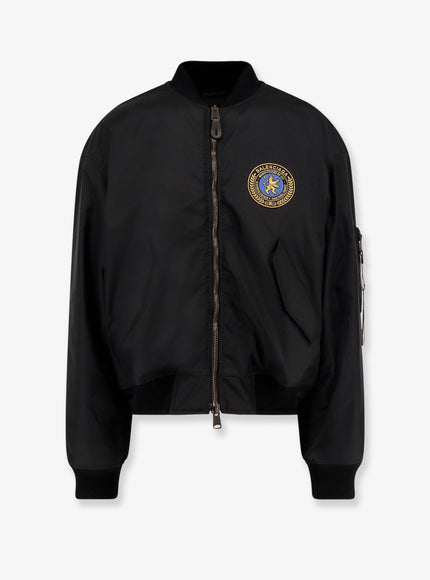 Balenciaga Large Fit Down Jacket 46 Black