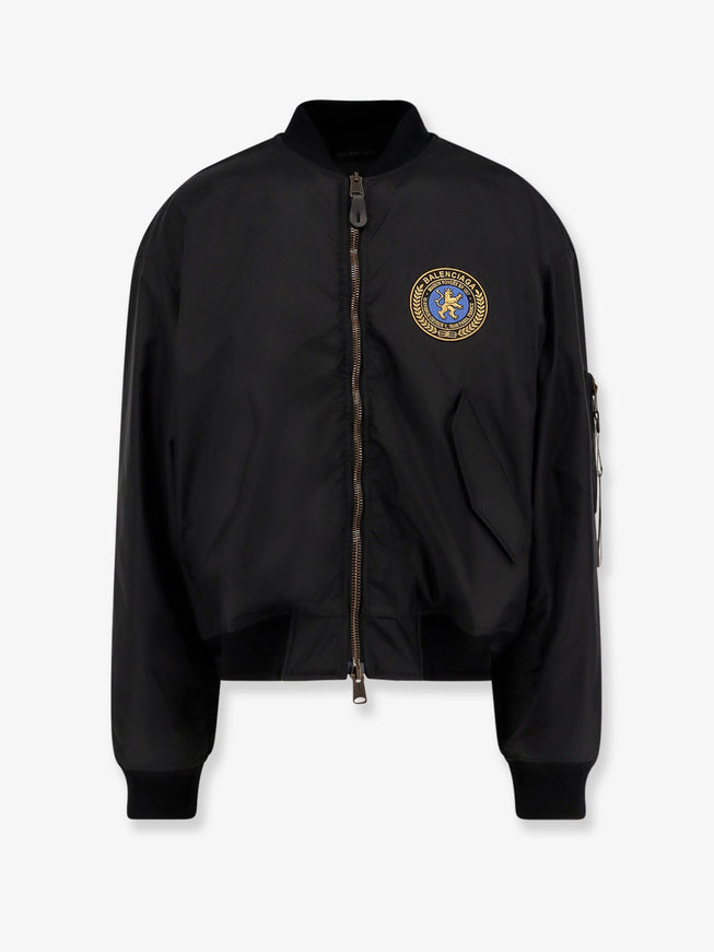 Balenciaga Large Fit Down Jacket 46 Black