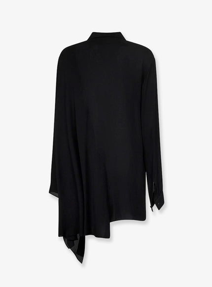 Balenciaga Silk Shirt With Bow