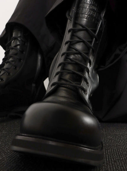 Balenciaga Leather Truck Boots