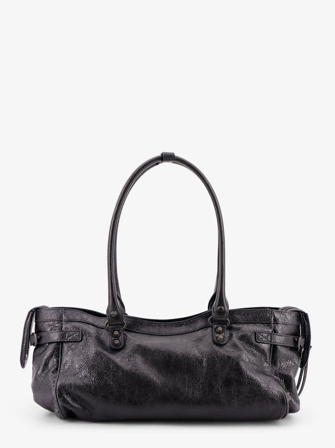 Balenciaga Le City East West Leather Shoulder Bag