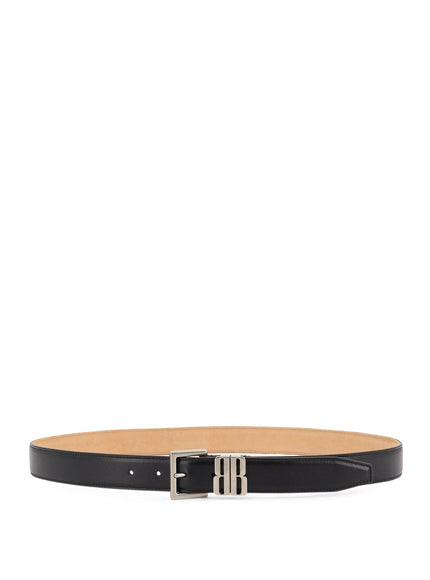Balenciaga Bb Edit Leather Belt