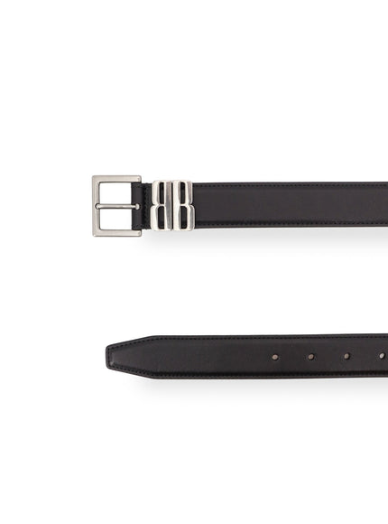 Balenciaga Bb Edit Leather Belt