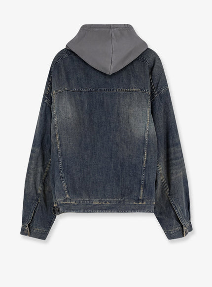 Balenciaga Layered Cotton Denim Jacket