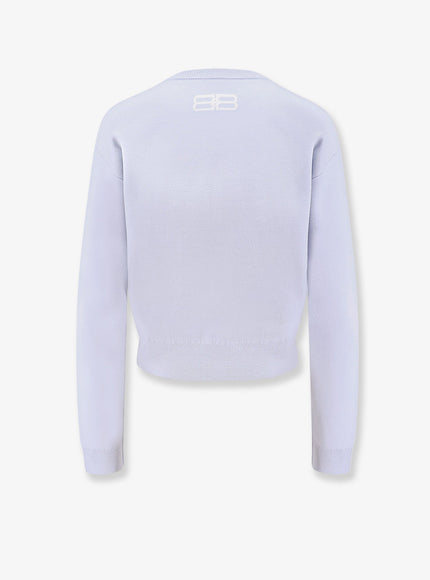 Balenciaga Wool And Cotton Blend Sweater