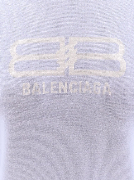 Balenciaga Wool And Cotton Blend Sweater