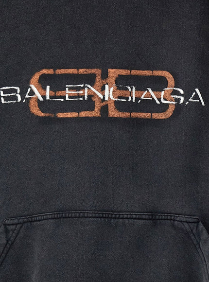 Balenciaga Cotton Hooded Sweatshirt