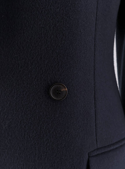 Balenciaga Godet Midi Double-Breasted Wool Coat