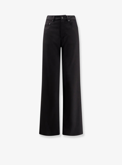 Balenciaga Stretch Wool Trousers Nero