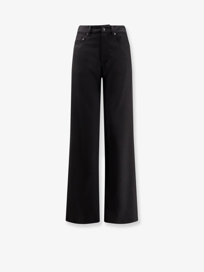 Balenciaga Stretch Wool Trousers Nero