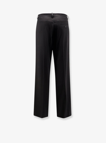 Balenciaga Straight Fit Cotton Trousers