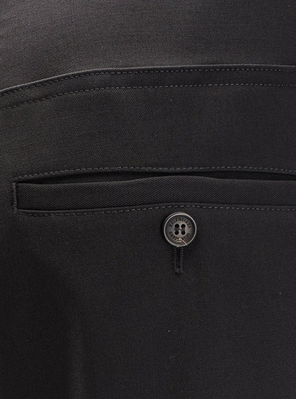 Balenciaga Straight Fit Cotton Trousers