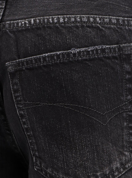 Balenciaga Wide Leg Black Denim Trousers