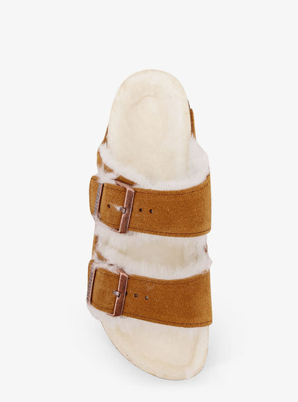 Birkenstock Arizona Shearling Suede Sandals
