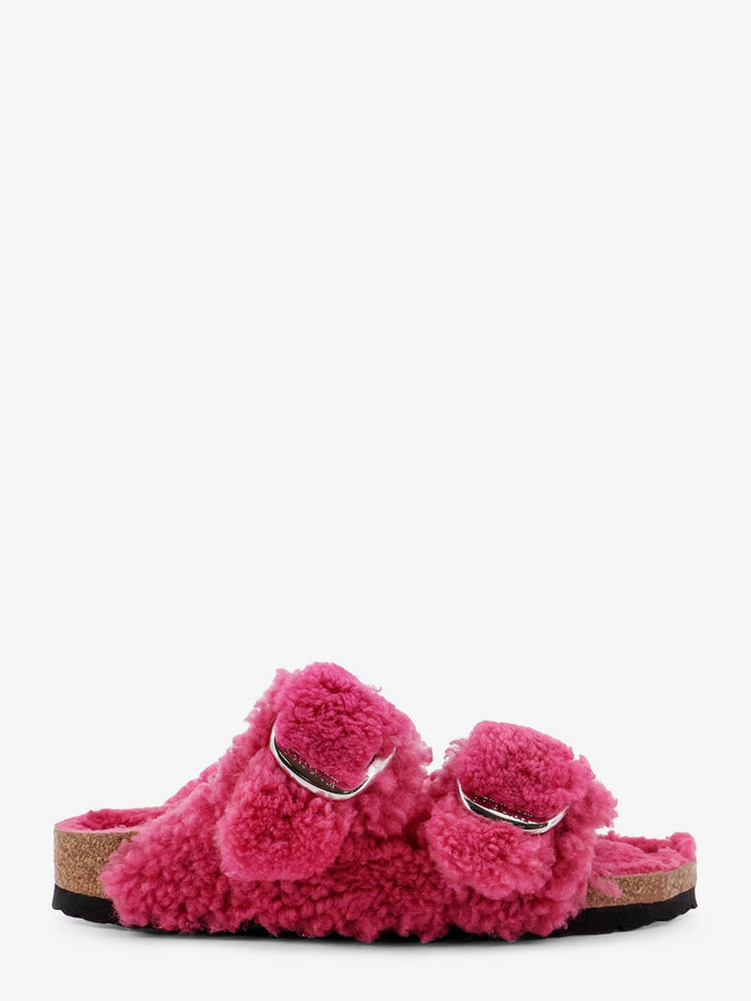 Birkenstock Arizona Big Buckle Teddy River Teddy Sandals Teddy Fuchsia Tulip