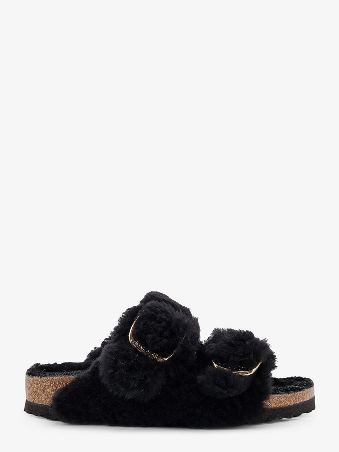 Birkenstock Arizona Big Buckle Teddy Sandals Teddy Black Gold