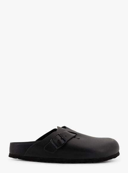 Birkenstock Boston Bs Leather Mule Black