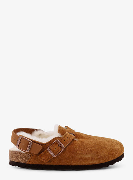 Birkenstock Tokio Inside Shearling Suede Mule Mink