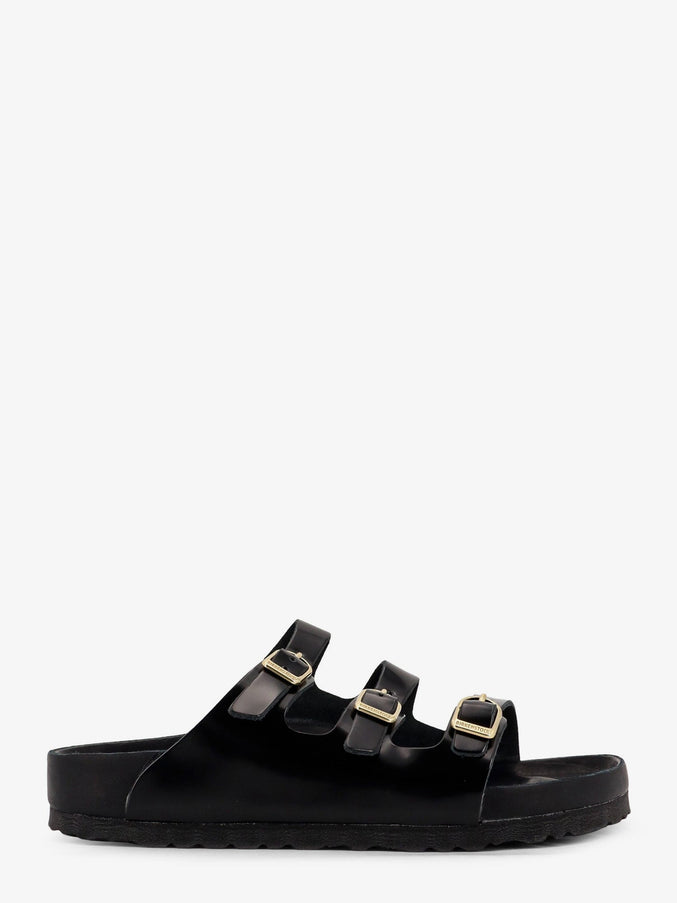 Birkenstock Florida Fresh Patent Leather Sandals Shine Black
