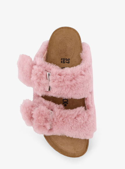 Birkenstock Arizona Faux Fur Low Sandals