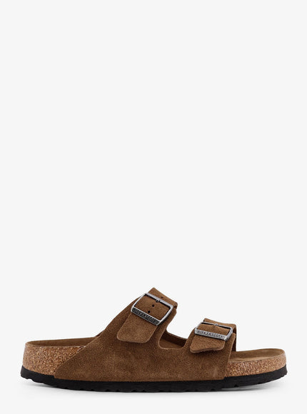 Birkenstock Arizona Bs Suede Sandals Dark Tea