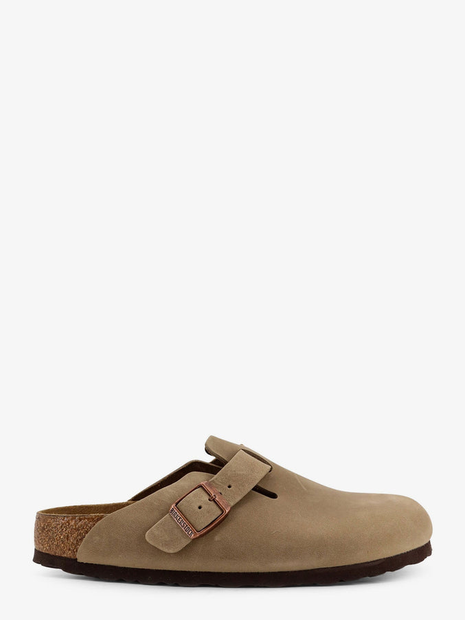 Birkenstock Boston Bs Leather Mule Tabacco Brown