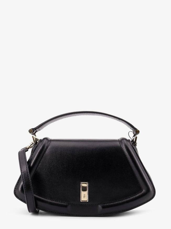 Boss Ariell Leather Shoulder Bag Uni Black