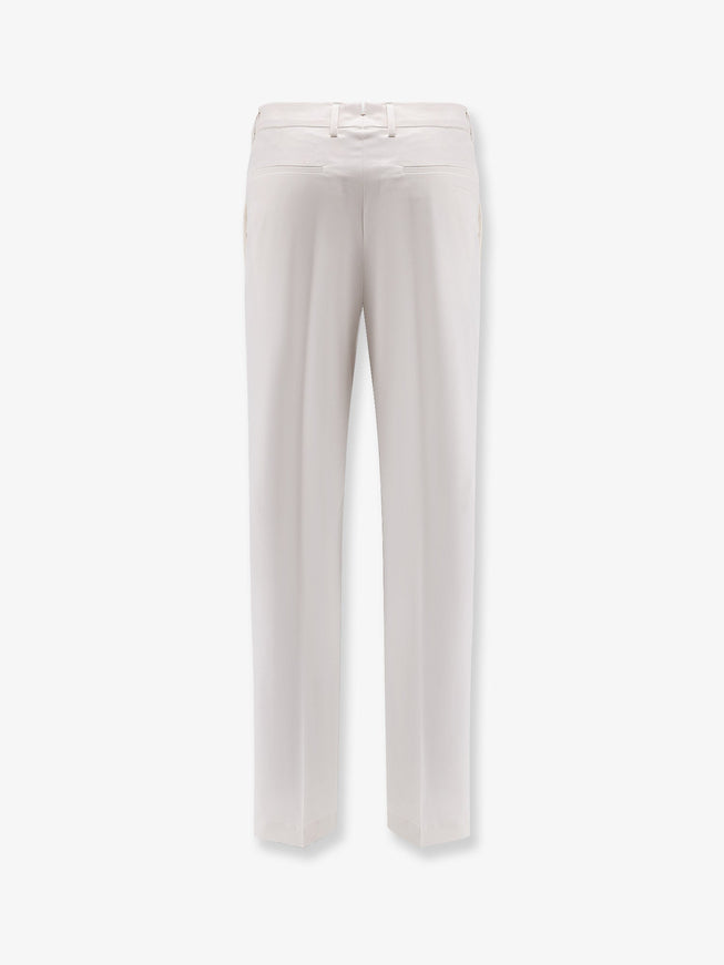 Boss Cotton And Silk Trousers