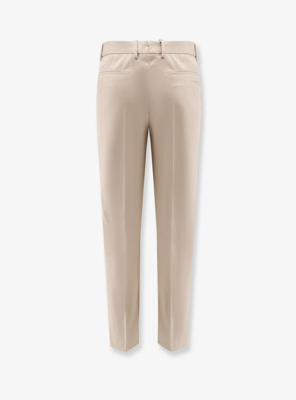 Boss Cotton And Silk Trousers