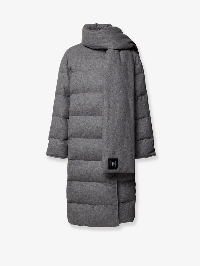 Boss Pashiza Reversible Long Down Jacket Light Pastel Grey