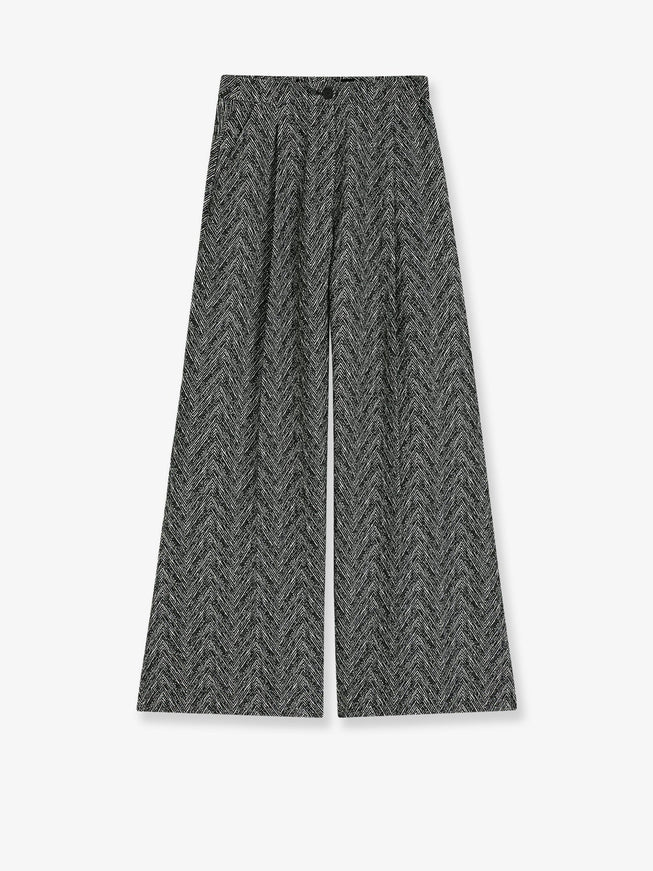 Boss Tetosa2 Herringbone Fabric Trousers Open Miscellaneous
