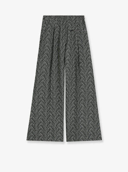 Boss Tetosa2 Herringbone Fabric Trousers