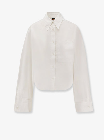 Boss Boskota Cotton Shirt White