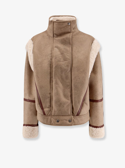 Boss Cheerlea Eco-Shearling Jacket Rust Copper