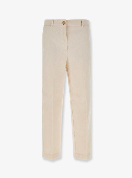 Boss Corduroy Trousers Light Pastel Grey