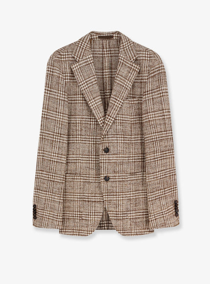 Boss Heston Madras Blazer Medium Brown