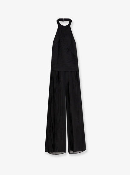 Boss Dellana Pleated Jumpsuit Black