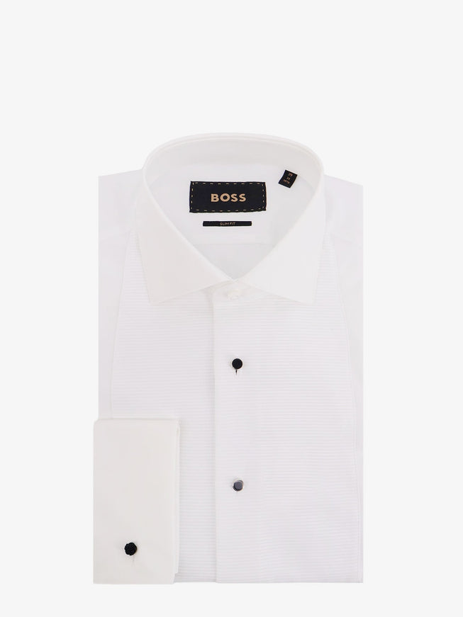 Boss Cotton Shirt White