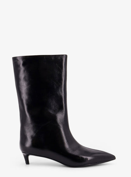 Boss Leather Boots Black