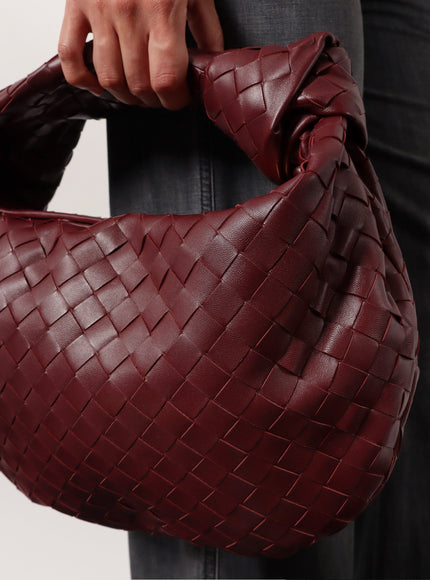 Bottega Veneta Jodie Small Leather Handbag With Intrecciato Motif