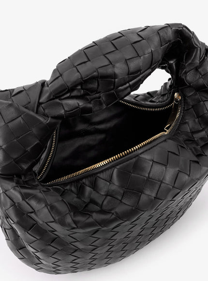 Bottega Veneta Jodie Small Leather Handbag With Intrecciato Motif
