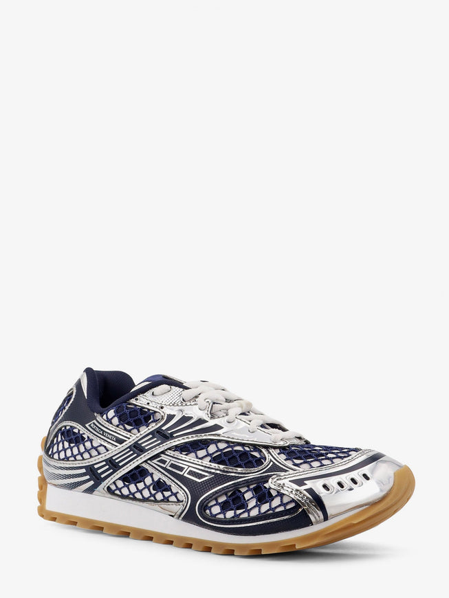 Bottega Veneta Orbit Leather And Mesh Sneakers