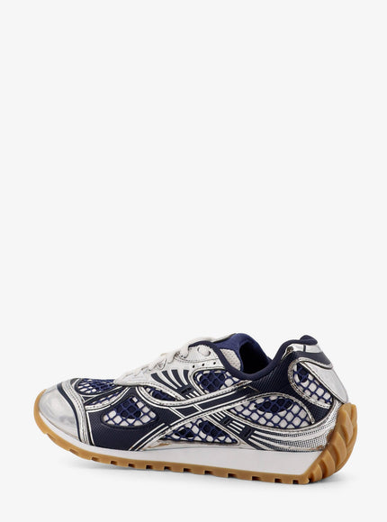 Bottega Veneta Orbit Leather And Mesh Sneakers