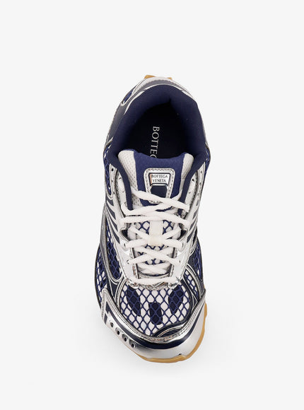 Bottega Veneta Orbit Leather And Mesh Sneakers