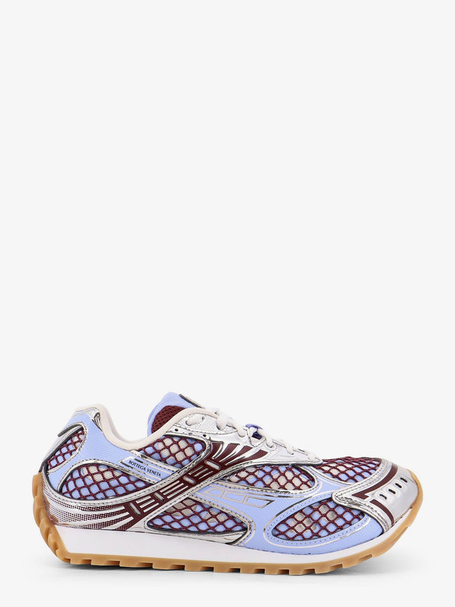 Bottega Veneta Orbit Leather And Mesh Sneakers Blu