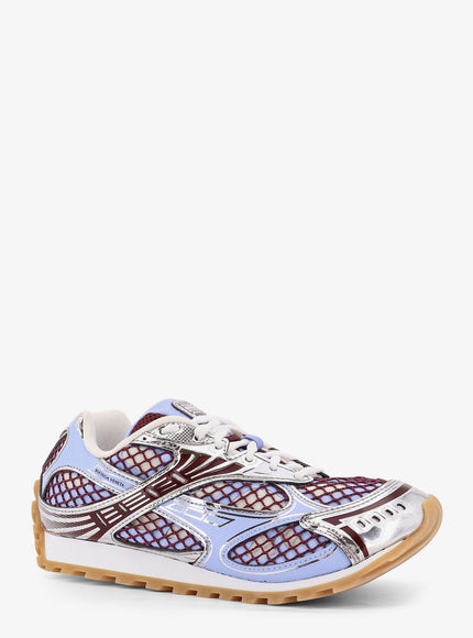Bottega Veneta Orbit Leather And Mesh Sneakers