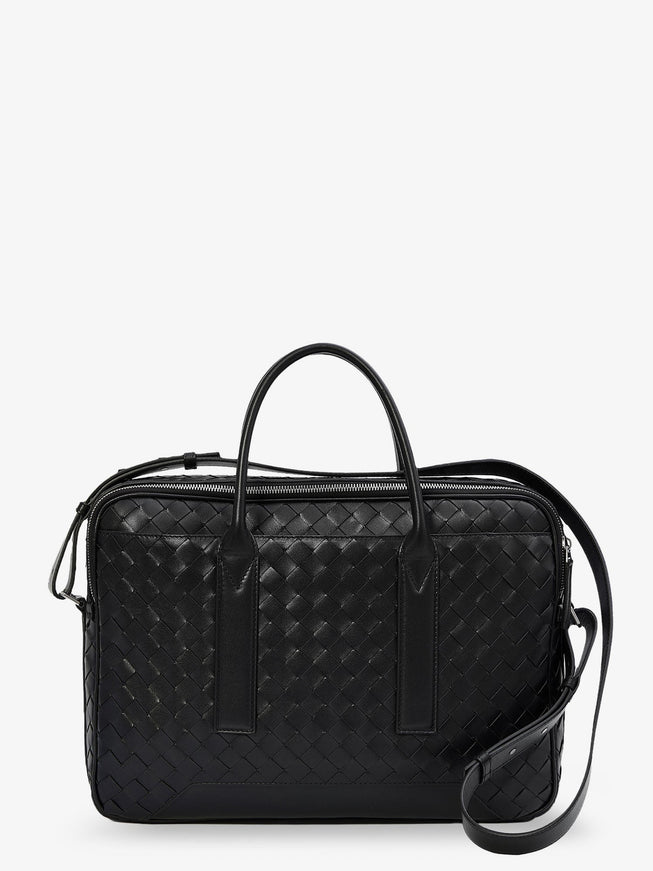 Bottega Veneta Getaway Leather Briefcase