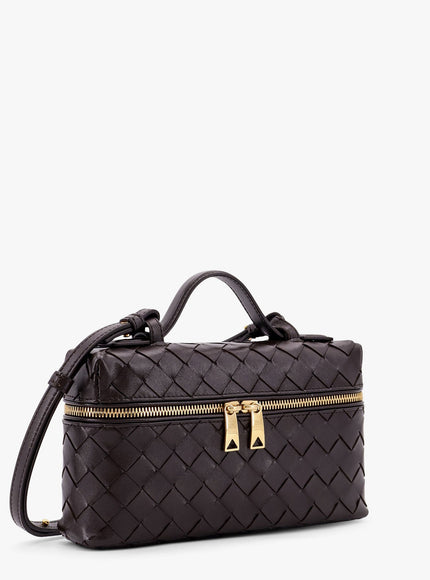 Bottega Veneta Bang Bang Leather Vanity Case With Intrecciato Motif